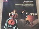 JACQUELINE DU PRE 5 Cello Sonatas DANIEL BARENBOIM Beethoven EMI 3 LP Box