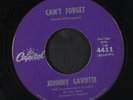 JOHNNY GAVOTTE: Can't Forget / It's Not Too Late 45 (clean ) Oldies