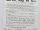 BEATLES 1963 1ST FAN CLUB NEWSLETTER TOUR ITINERARY FINAL CAVERN CLUB APPEARANCE