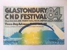 GLASTONBURY Festival 1984 Used ticket Smiths Weather Report, Ian Dury Fela Kuti