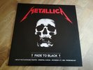 Metallica 2x LP Fade to black Canada fm 1986 Radio silence Press Ltd 500 Copies