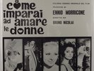 COME IMPARAI AD AMARE LE DONNE OST Ennio Morricone RCA SP 8020 LP SEALED italy