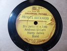 78  rpm JPC 368  Harry James Andrews Sisters 1942 PRIVATE BUCKAROO  E condition