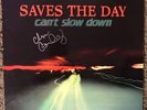 Saves The Day Cant Slow Down 1st Press Black Vinyl Record Signed  Oop