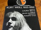 LP  ITALY  1963  Laura Betti ?– Kurt Weill 1933-1950  Bruno Maderna