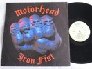 MOTORHEAD IRON FIST LP MADE INBRAZIL 1st PRESSING 1983 Metallica Manowar ####