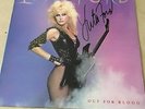 LITA FORD  -   OUT FOR BLOOD  SIGNED  LP SLEEVE  -  RUNAWAYS    GENUINE  - UACC
