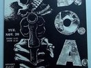 vintage org D.O.A. DNA SF 11x14.25 Punk Flyer poster kbd hardcore murder hc