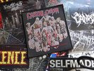Ultra RaR Cannibal Corpse  Woven Patch 1994 Blue Grape Death Metal Mantas
