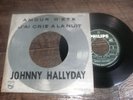 SP JUKE BOX POCHETTE CIBLE  JOHNNY HALLYDAY AMOUR D.ETE +1