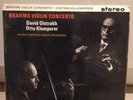 SAX 2411 ED1 B/S - DAVID OISTRAKH - BRAHMS VIOLIN CONCERTO - KLEMPERER - NM