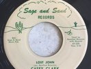 Rockabilly Hillbilly Bop 45 rpm CASEY CLARK LAZY RANCH BOYS Lost John Sage &sand