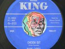 HEAR Wayne Carroll 45 Chicken Out/Cindy Lee KING 5123 EX rockabilly bopper teen