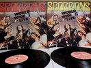 SCORPIONS World Wide Live Vol I & II Uruguay Promo Set of 2 LP RaRe