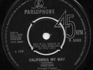 60's UK Psych Rock 45 - TREETOPS - California My Way (Parlophone)