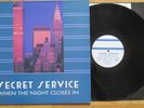 LP: SECRET SERVICE When The Night Closes In **Original Sweden 1986** Italo Disco
