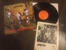 saracen heroes saints and fools ex signed promo sheet nwobhm vinyl