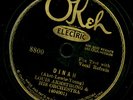 LOUIS ARMSTRONG ORCH. Dinah / Tiger Rag  1930  OKeh 78rpm  Schellackplatte X3633