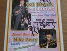 JET HARRIS (THE SHADOWS) & MIKE BERRY SIGNED MINI POSTER/FLYER.