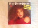 Mylene Farmer Maxi 45t On Est tous des imbéciles 1985
