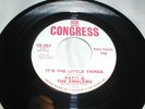PATTI & THE EMBLEMS It's the Little Things 45 Northern Soul Promo Congress 1966