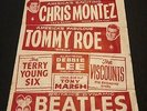 THE BEATLES ORIGINAL CONCERT POSTER LIVERPOOL EMPIRE MARCH 24TH 1963 .