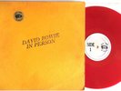 DAVID BOWIE - IN PERSON very rare TMOQ live LP RED VINYL