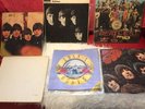 The Beatles Lp Covers Only And 1 Guns N Roses Poster Sleeve 12” Welcome To The J