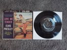RARE ROCKABILLY-RCA VICTOR 4006-ELVIS PRESLEY-LOVE ME TENDER-45-EP-VERY NICE