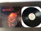 SEPULTURA - BENEATH THE REMAINS used LP 1989 DUTCH PRESS deicide obituary