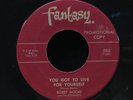 Bobby Moore-You Got To Live For Yourself/Dance Of The Land-Fantasy 585-PROMO