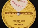 rockabilly 78 RPM CARL PERKINS Blue Suede Shoes Honey Don't SUN HEAR IT V+