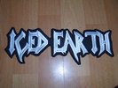 ICED EARTH Backpatch Patch Shape Heavy Metal Back Patch