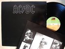 AC/DC Back In Black + Inner ?LISTEN? A1 B1 Embossed UK LP K 50735 1980 EX/EX+