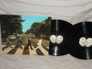 ABBEY ROAD Orig '71 BEATLES 2 Lps APPLE Lbl UK without Cover & U.S. with Cover