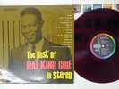 NAT KING COLE BEST OF / IN STEREO CAPITOL CP 7300 Japan Red Vinyl VINYL LP