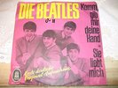 Single von den Beatles: Komm gib mir deine Hand, Cover mit FEHLDRUCK, RAR