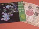 SUA ST 50465 Ida Haendel Famous Violin Compositions Supraphon Stereo LP Holecek