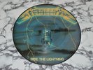ORIGINAL Vintage METALLICA Ride The Lightning PICTURE DISC LP (No UPC / MFN27P)