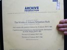 VINYL RECORD ALBUM ARCHIVE PRODUCTION BACH DEUTSCHE KEYBOARD WORKS EX