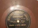 BERLINER CONCERT GRAND GRAM-0-PHONE BRASS RING DUDLEY RCA  ENGRAVED BACK
