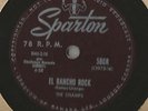 78 Rpm Record Rockabilly The Champs El Rancho Rock / Midnighter