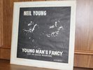 Neil Young Young-Mans-Fancy Live-On-Sugar-Mountain-Countra-Band-Music 1971 VG+