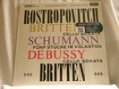 BENJAMIN BRITTEN & ROSTROPOVICH Schumann Debussy 180 gram vinyl SEALED LP