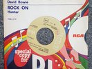 DAVID BOWIE - Heroes / HUNTER - Rock On - DISCO 45  SPECIAL DJ PROMO