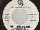 Black Gospel Soul PROMO 45 Rev Columbus Mann They Shall Be on Tamla HEAR