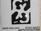 DAVID HOLLAND DEREK BAILEY IMPROVISATION CELLO GUITAR 1st GERMAN STEREO ECM 1013