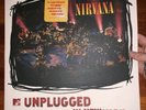 1994 Nirvana Unplugged LP Record Geffen GEF-24727 Hype Kurt Cobain Vinyl