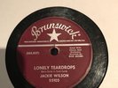 JACKIE WILSON -- LONELY TEARDROPS / IN THE BLUE OF THE EVENING  78 VG++