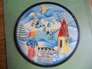 PICTURE DISC 78 TOURS   LUT 12 LINETTE ET CLAUDE ETOILE DES NEIGES / PAPA NOEL